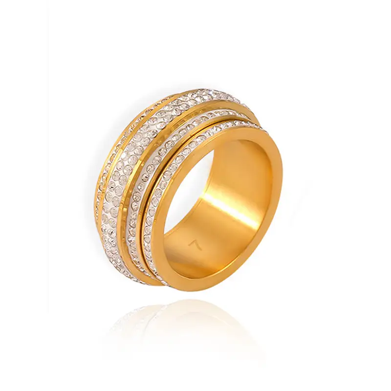 Double Pavé Band Ring
