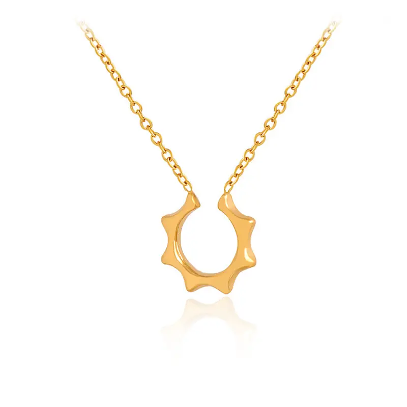 Stainless Steel Star Pendant Necklace | Fashion Jewelry
