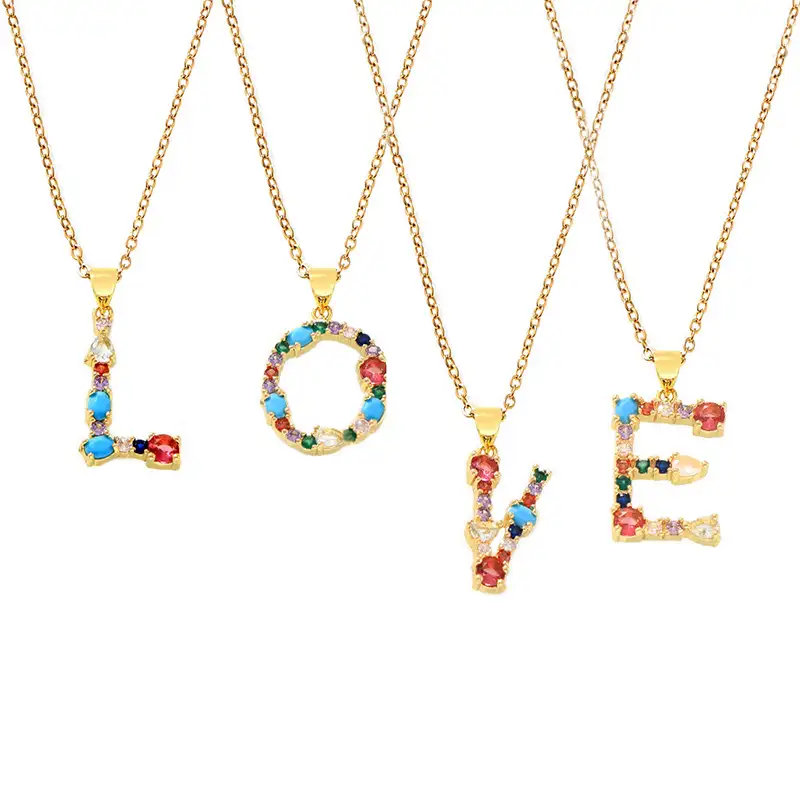 love letter crystal necklace