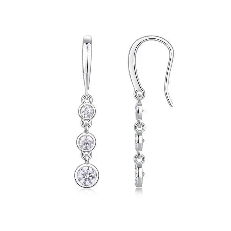 s925 silver triple round cz drop earrings.jpg