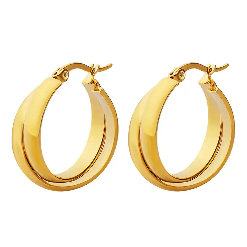chunky-gold-hoop-earrings