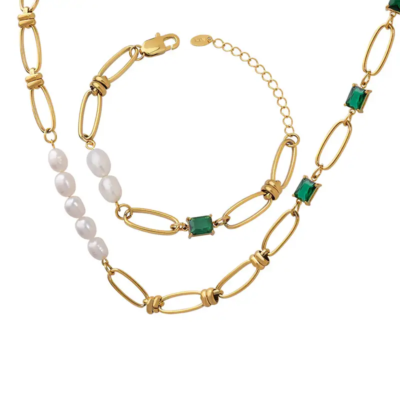 emerald-stone-layered-bracelet
