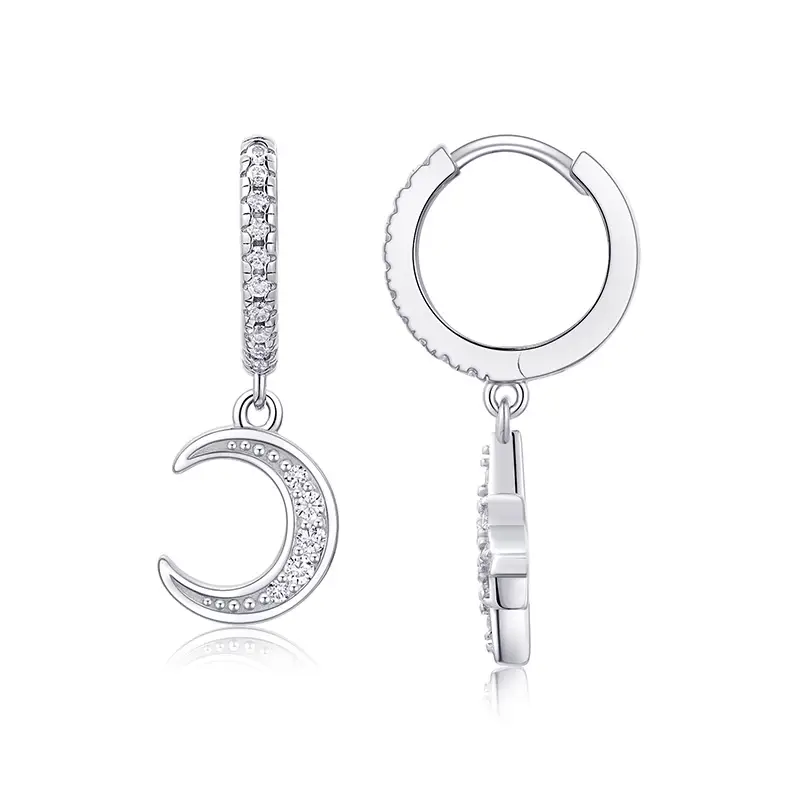 925-sterling-silver-moon-pendant-hoop-earrings