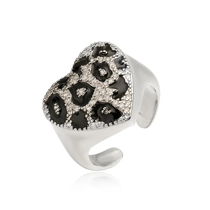 brass-silver-leopard-print-enamel-heart-statement-ring