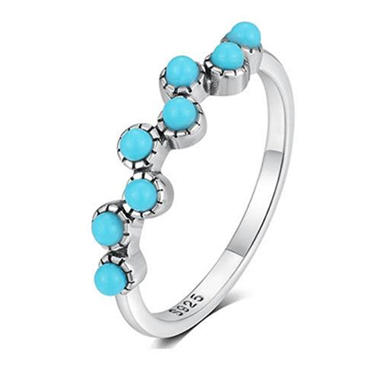 s925-silver-turquoise-beaded-wave-ring