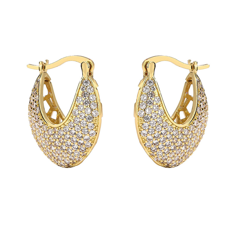 vintage-brass-gold-full-cz-pave-chunky-hoops